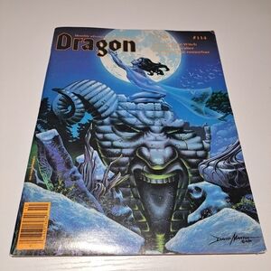 The Dragon Magazine Issue 114 October 1986 vintage D&D